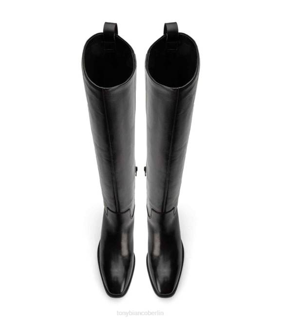 kniehohe Stiefel| de Tony Bianco Frauen Eleanor-Kalbsstiefel schwarze Komo 4624457